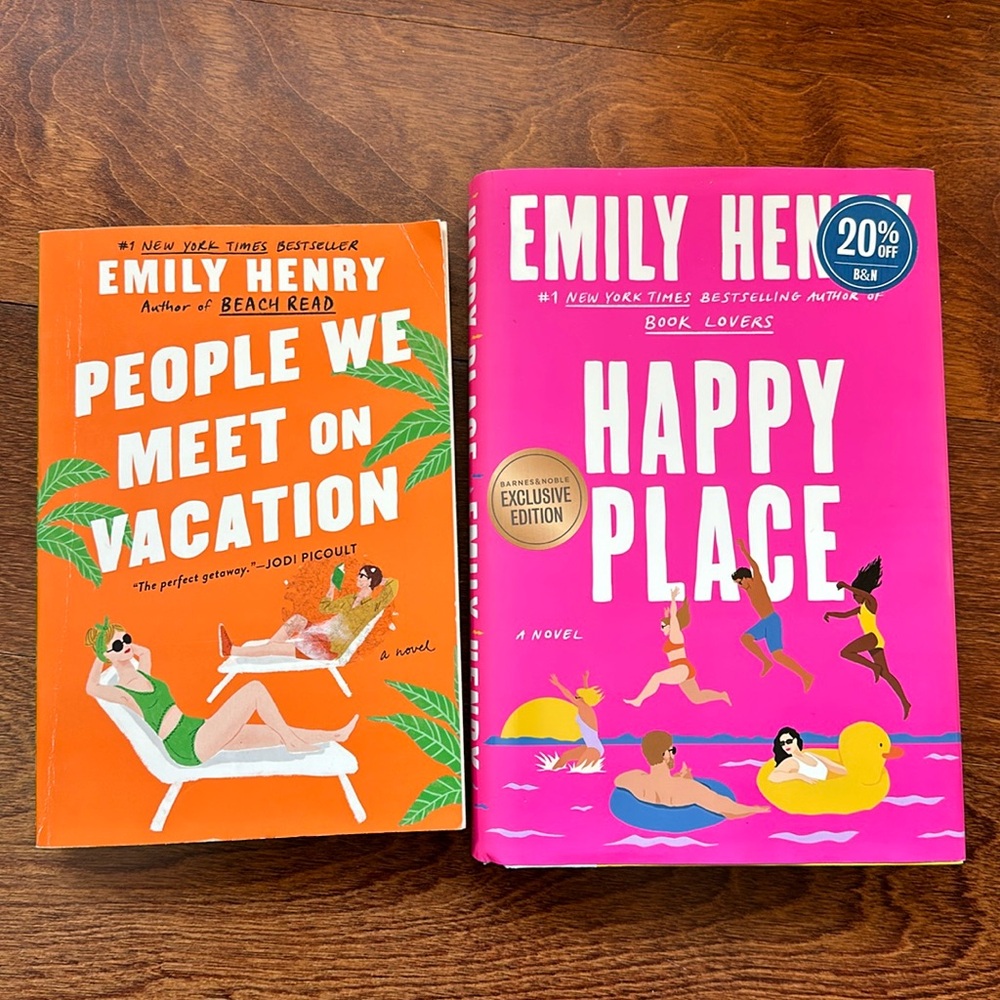 Emily Henry People We Meet on Vacation and Happy Place Books